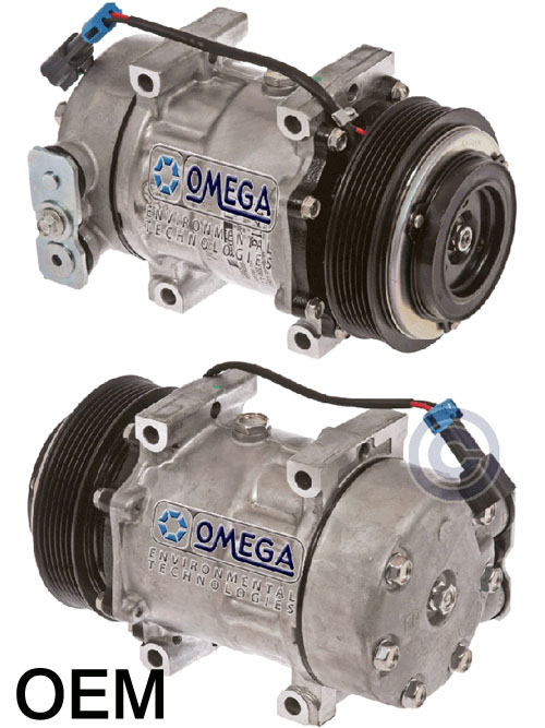 New OEM SANDEN A/C COMPRESSOR SD7H15SHD Peterbilt Kenworth 4080 U4080 Caterpillar 4377 F69-6003-121 168527